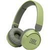 JBL JR310BT Cuffie Wireless per Bambini con Limitatore di Volume e Bluetooth, Cuffie On Ear Senza Fili con Microfono, Pieghevoli, Leggere e Comode, fino a 30h di Autonomia, Verde