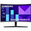 Samsung Monitor 27" ( LED Full HD 1080p 100Hz ) ESSENTIAL S3 Curvo Black