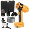 Kistrba 4 in 1, idropulitrice e compressore e aspirapolvere e ventilatore, compatibile con batteria al litio Makita da 18 V (senza batteria), motore senza spazzole da 200 W, 23000 giri/min, 30 bar/435PSI