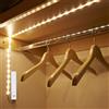 Amagle Striscia Luci Led a Batteria 3 Metri Luce Armadio Strisce Led Con Sensore Sottopensile Cucina, Luci Notturna a Leds con Sensore di Movimento per Specchio da Trucco Armadio Guardaroba Senza Filo