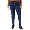 Levi's Plus Mile High Ss Rome Winter Plus, Jeans Donna, Dark Indigo - Worn In, 50W