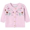 NAME IT NBFKIMMIE LS Knit Card, Maglione Cardigan neonata, Festival Bloom,