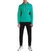 Emporio Armani EA7 Tuta Estiva da Uomo Visibility in Cotone Garzato con Logo a Contrasto sul Retro - 3DPV52 (S, Green/Black)