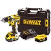 DEWALT TRAPANI AVVITATORI - 2 VELOCITA' 18V MOTORE BRUSHLESS Mandrino autoserrante 1.5-13mm, DCD791P2-QW