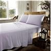 GC GAVENO CAVAILIA Lenzuolo con angoli in flanella di lusso, in 100% cotone spazzolato, facile da pulire, morbido e confortevole, colore viola, per letto singolo