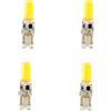 TECNOLUX EURO-Lampadina LED G9 LED COB 220V 6500K luce fredda 5W, 4 unità