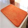 Reyox Tappeto Bagno,Tappetino per Il Bagno Antiscivolo, Tappeto Tinta Unita Soffice Pelo Corto per Bagno Salotto Camera da Letto Arancione 40 x 60 cm