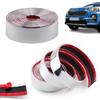 DJFOG 1 Pezzi di Profili Decorativi Cromati - Autoadesivi & Flessibili, 30mm x 6m, Ideali per Finestre di Veicoli, Protezione per Carrozzeria & Paraurti, Montaggio DIY Semplice