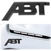 CGEAMDY Auto Distintivo Emblemi Adesivi, Autos ABT Badge Logo Sticker, Distintivo Logo Emblema Grill, Autos Universal Car Styling Trunk Emblem Stickers, Emblema Griglia Auto 3D ABT(Nero)