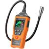 TopTes PT520A+ Rilevatore di perdite ricaricabile, rilevatore di gas naturale con sonda da 43,5cm, controllo di fughe di gas combustibili come Propano, Butano, Metano - Arancione