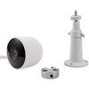 HOLACA Compatibile per Nest Cam Wall Mount Versatile Staffa in alluminio compatibile per Google Nest Cam Telecamera di sicurezza esterna (bianco-alluminio)