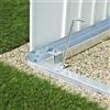 Biohort Telaio del pavimento della casetta da giardino per Avantgarde A8 BIOHORT L 252 cm