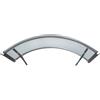 Leroy Merlin Pensilina Arco in policarbonato grigio L 140 x P 90 cm struttura in alluminio