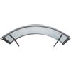 Leroy Merlin Pensilina Arco in policarbonato grigio L 160 x P 120 cm struttura in alluminio