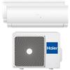 Haier Condizionatore a muro multisplit HAIER Flair 9 + 12 14000 BTU 4 KW classe raffreddamento A+++ classe riscaldamento A+