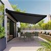 NATERIAL Tenda da sole a bracci estensibili, motorizzato NATERIAL mod. Loby, L 3.95 x 3.5 m