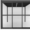 Leroy Merlin Pannello per pergola scorrevole in alluminio antracite L 270 x L 12.5 cm x Sp 1.5 mm