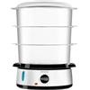Cecotec Vapovita 3000 Inox pentola a vapore Libera installazione 800 W Nero, Acciaio inox, Trasparente