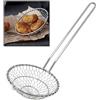 KEISSCO Hicook, colino da cucina in acciaio inox, a forma di ragno, mestolo, per gnocchi, pasta, spaghetti, noodles e fritture, 12,7 cm