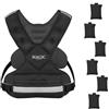 MAGIC SELECT Giubbotto Zavorrato. Gilet Pesi da Allenamento. Gilet Pesi Sabbia con Peso Regolabile 5 kg,Pesi Inclusi. Giubbotto Zavorrato Compatto con Pesi per la Corsa, Palestra in Casa, Crossfit.