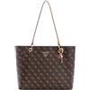 Guess Noelle Noel Tote, Borsa Donna, Brown, Unica