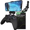 Orzly Clip da gioco mobile per controller Xbox Series X, supporto telefono, morsetto regolabile compatibile con Xbox Series X|S, Xbox One, Xbox One S, Xbox One X-Carbon Black
