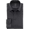 Olymp Uomo Camicia Business a Maniche Lunghe 24/Seven,Modern Fit,Rauchblau 13,39