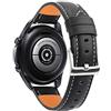 INF Cinturino per Samsung Galaxy Watch 3 (45mm) Vera Pelle Nero