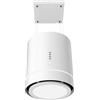 Cecotec Cappa Aspirante a Isola 44 cm - Cappa Cucina. Bolero Flux CRE 448000 White A++ Cappa 44cm acciaio inox bianco, Flusso d'Aria 800m3/h, 210W, A++, Touch, LED, Carbonio Ø176, alluminio 5 strati