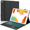 JADEMALL Custodia con Tastiera con Trackpad per iPad Pro 12,9 2017/2015 (1st / 2nd Gen), Italiana QWERTY Tastiera Retroilluminata Bluetooth Staccabile con Touchpad per iPad Pro 12.9 2017/2015, Nero