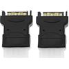Create idea 2 Pz 4 Pin Maschio IDE Molex a Sata 15 Pin Maschio Adattatore Convertitore Molex a Sata Adattatore di Alimentazione Accessori per Potenza HHD/SSD/DVD RW/Hard Drive