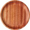Fenteer Piatto Elegante per Servire tè E caffè in Legno Massello, 15 cm x 15 cm x 1.5 cm