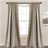 Lush Decor Julia - Coppia di tende a pannello filtranti per la luce, 274 x 132 cm, colore: Grigio