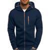 FAWHEWX Felpa con Cappuccio da Uomo Casual con Zip Intera Sport Fitness Cardigan con Cappuccio Giacca con Cappuccio Giacca da Uomo con Cerniera in Pile Pullover Felpa con Cappuccio(F-Blu/4XL)