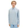 TOM TAILOR Denim vestibilità Comoda Denim Camicia da dal Taglio Rilassato con Righe, 32343-striscia Blu Centrale Sbiadita, M Uomo