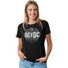 AC/DC Woacdcrts059 T-Shirt, Nero, S Donna