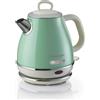 Ariete Bollitore elettrico 1 Litri Potenza 1630 Watt Filtro removibile colore Verde - 2868/04 Vintage