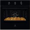 Electrolux Forno Elettrico Ventilato da Incasso Multifunzione con Grill Vano XL Classe A Larghezza 60 cm Funzione Pizza pulizia Aqua Cleaning colore Nero - KOHHH00K