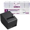 LYNNE PAYMENT SOLUTIONS LYNNE - Rotoli Cassa 80x80 Termica Fiscale - Rotolini carta termica 80x80x12 - R