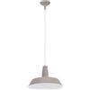 Eglo Leuchten my light Lampadario a sospensione Somerton 1 lampara grigio tortora D.36,5 cm 1XE27 49252/20