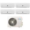 OneClima Condizionatore OneClima Quadri Split Inverter serie PRO 9+9+12+12 con MLT42x5/Y24 R-32 Wi-Fi Optional 9000+9000+12000+12000