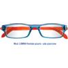 Industrie Ottiche Italiane OCCHIALE PREMONTATO PRONTOLEGGO LUMINA AZZURRO ARANCIONE +1,00