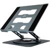 SBOX Supporto per Notebook 10''-17,3'' rotazione 360°, in alluminio