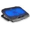 White Shark Dissipatore USB a 4 ventole per Notebook, illuminazione LED Blu