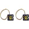 Sxmrmnx Ventola di raffreddamento per PC, spazzole, 3 pin, 12 V, CC, 2 pezzi, 40 x 40 x 10 mm