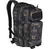 MIL-TEC ZAINO TATTICO COMBAT SMALL 20 LITRI DARK CAMO CON 7 TASCHE