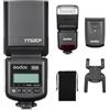 GODOX TT520 III Flash girevole per fotocamera GN33 8 livelli di potenza S1/S2 modalità con riflettore compatibile con fotocamere Sony Canon Nikon Fuji Panasonic Olympus