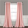 Lush Decor, Coppia di tende oscuranti isolate con occhielli, 132 x 213 cm (larghezza x lunghezza), design classico e moderno, decorazione per finestre, tende lunghe per soggiorno, camera da letto o