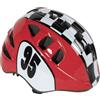 ON BIKE KIDS Ciclo, Casco di Sicurezza Bici Bambino, Rosso-Nero, 52-56 cm