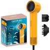 Cecotec Asciugacapelli Ionicare Rockstar Style Yellow. Compatto E Leggero 1500W Con Motore Brushless, 110.000 Rpm, Generatore Di Ioni, Impostazioni Temperatura E Velocità, Design Portatile